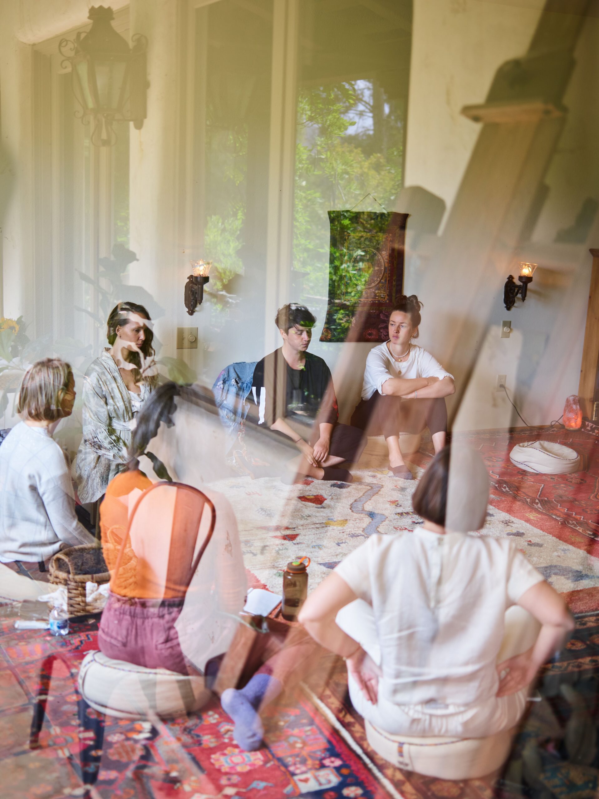 Austausch und Verbindung während eines Retreats