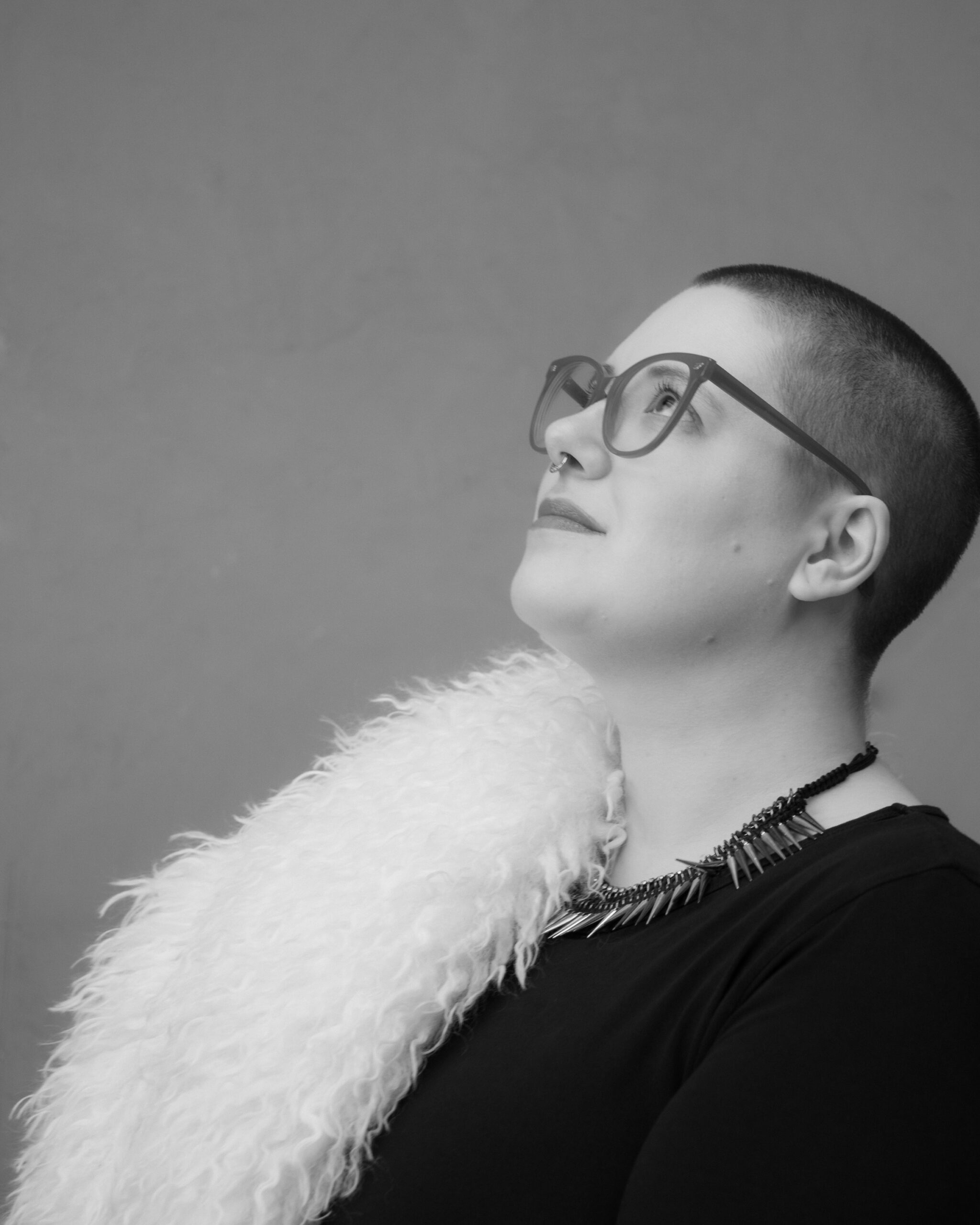 Individuelles Personal Brand Portrait in Schwarzweiß